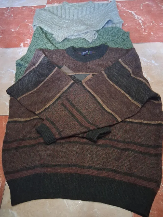 Lote 3 jerseys hombre y mujer