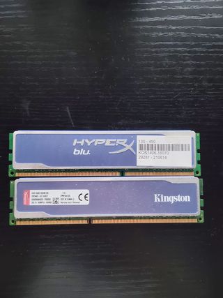 2x 8GB Kingston HyperX DDR3 RAM