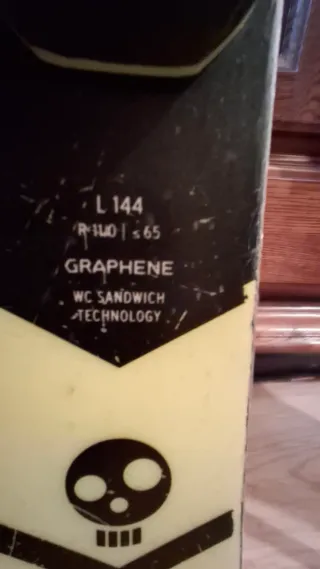 Lote Skis Head WorldCup 144cm + Botas Talla 25