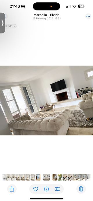 Divani Chesterfield Beige in Velluto