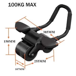 Rueda Abdominal Rebote con Soporte Rodillas