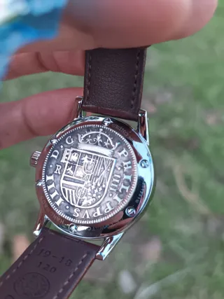 Reloj Artesanal Automático moneda antigua España