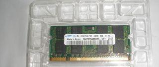 Ram DDR2 4Gb (2x2Gb) Portatil PC2-6400, una por 6€