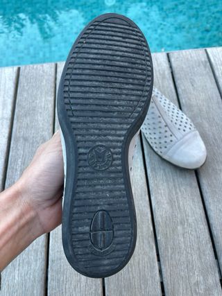 Zapatos Mephisto Clemence Piel Genuina Gris 40