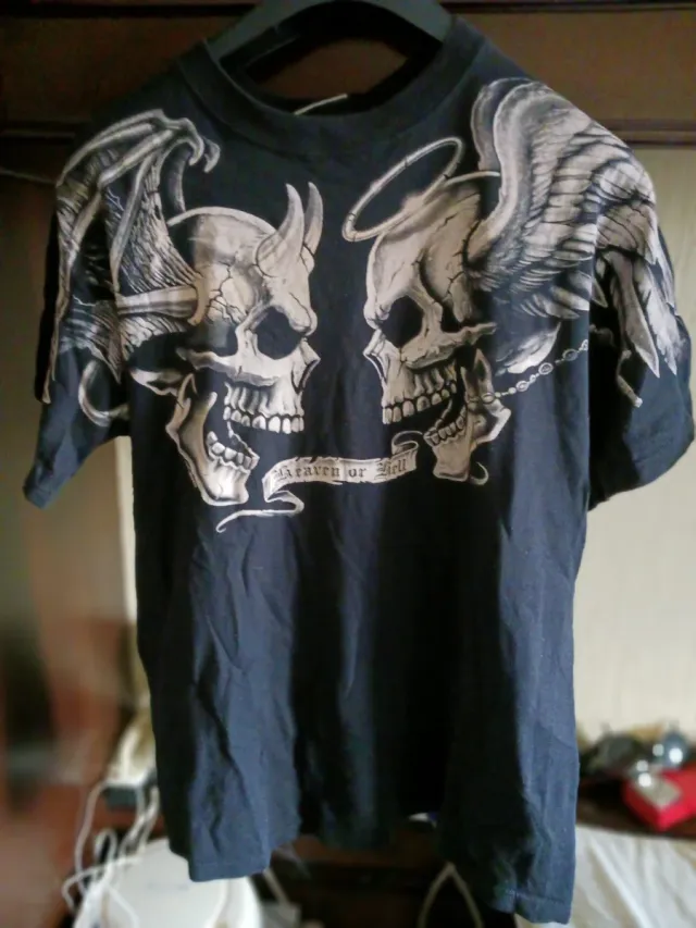 Maglietta Calavere Cielo Inferno Taglia M