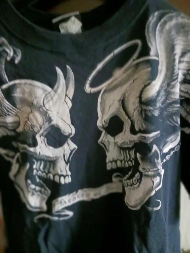 Maglietta Calavere Cielo Inferno Taglia M