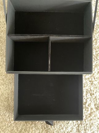 Joyero TOUS Negro con Espejo y Compartimentos