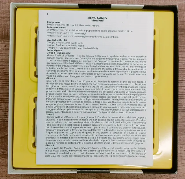 Gioco Memo Clementoni Juventus