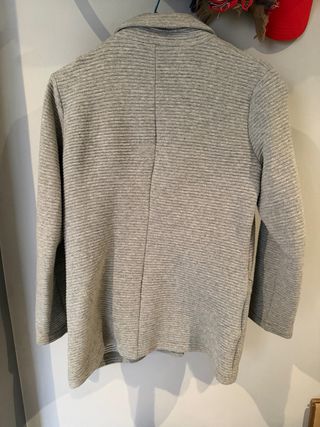 Chaqueta americana punto gris