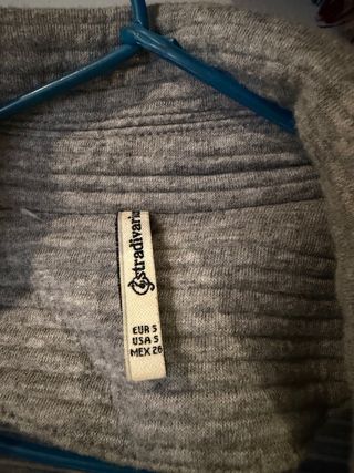 Chaqueta americana punto gris