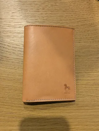 Billetera Petusco Beige Cuero (Nueva)
