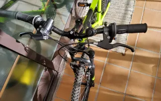 Bicicleta niños MTB 24 pulgadas. Amarillo.