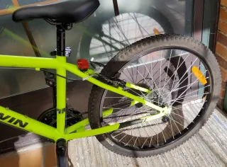 Bicicleta niños MTB 24 pulgadas. Amarillo.