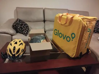Mochila Glovo y Epi's Originales - Amarillo