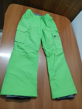 Pantalón de esquí Burton mujer verde