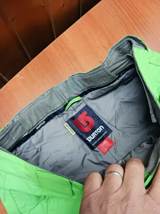 Pantalón de esquí Burton mujer verde