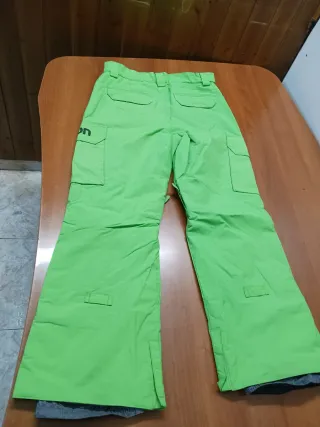 Pantalón de esquí Burton mujer verde