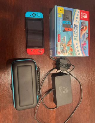 Nintendo Switch + Sports + Funda