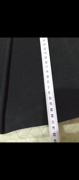 Abrigo largo negro mujer marca Zara Classic