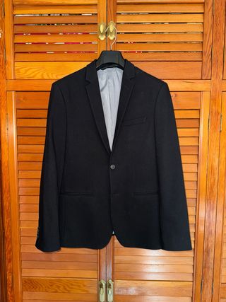 Americana Jack & Jones Negra Talla M