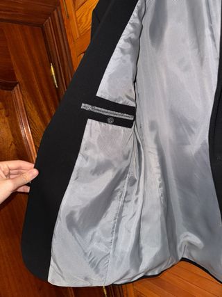 Americana Jack & Jones Negra Talla M