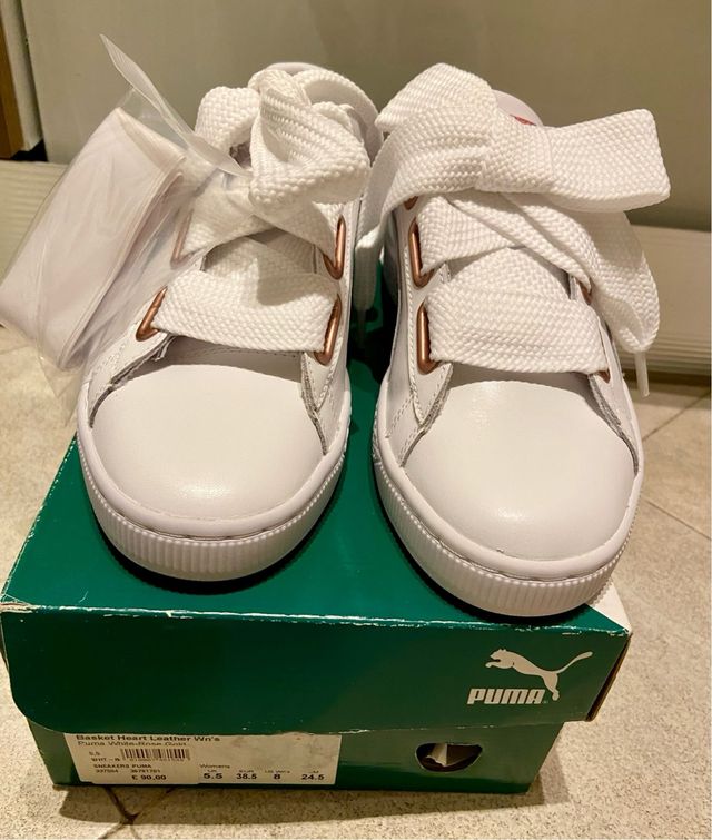 Puma Basket Heart Leather Wn's Rose Gold