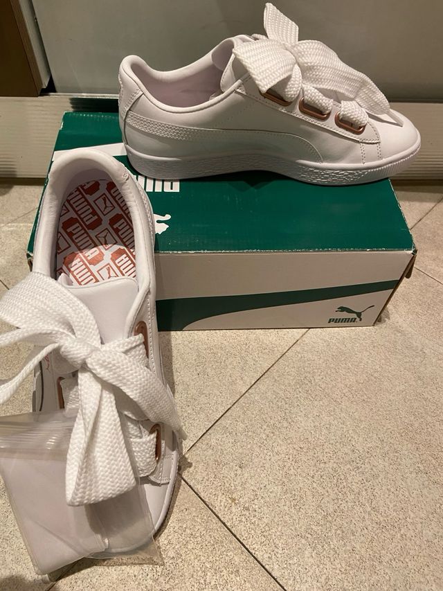 Puma Basket Heart Leather Wn's Rose Gold