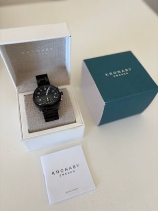 Reloj híbrido Kronaby Apex 43 Negro