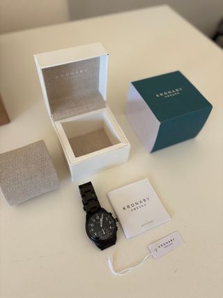 Reloj híbrido Kronaby Apex 43 Negro