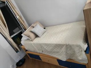 Cama individual con cajones/ cama nido