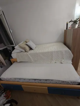 Cama individual con cajones/ cama nido