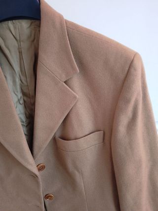 Giacca Blazer Vintage "Piu & Piu" Italy Beige Tg M