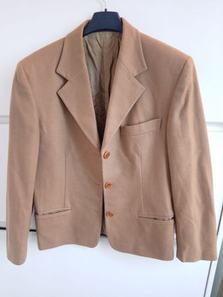 Giacca Blazer Vintage "Piu & Piu" Italy Beige Tg M