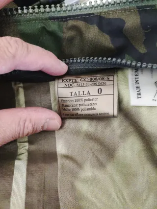 Chaqueta Militar OTAN Talla 0 Camuflaje