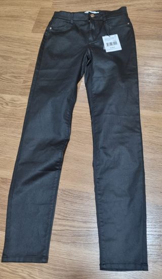 Pantalón Naf Naf Negro Elástico