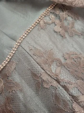 Traje de fiesta azul plateado talla XXXL