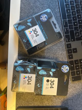 Cartuchos HP 304 Tricolor y Negro