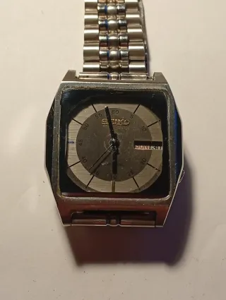 Reloj Seiko Cuadrado Plata