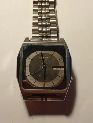 Reloj Seiko Cuadrado Plata