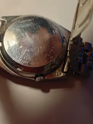 Reloj Seiko Cuadrado Plata