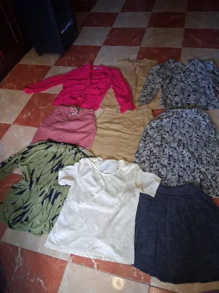 Lote Ropa Mujer: Blusas, Faldas y Vestidos