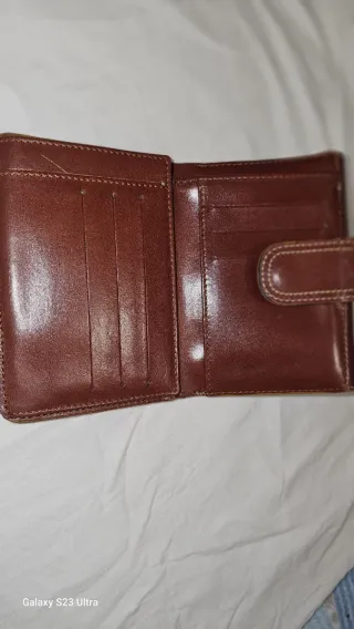 Cartera Loewe Piel Beige y Marrón