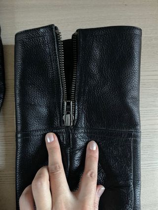 Botas de cuero negras