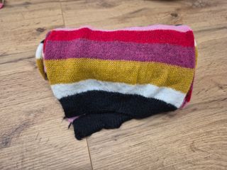 Sciarpa rosa multicolore