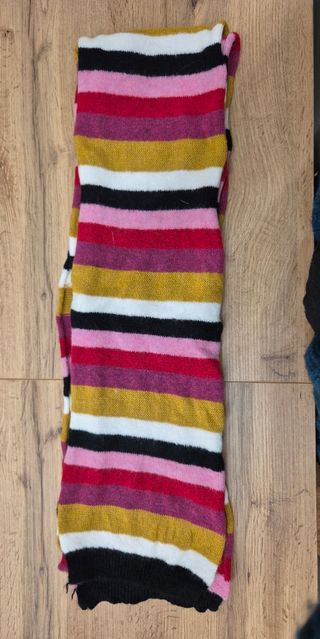 Sciarpa rosa multicolore