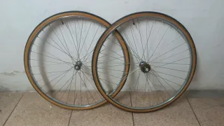 Ruedas completas Cromadas Bicicleta 26