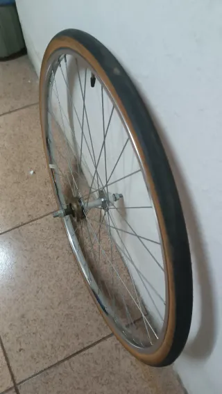 Ruedas completas Cromadas Bicicleta 26