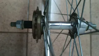 Ruedas completas Cromadas Bicicleta 26