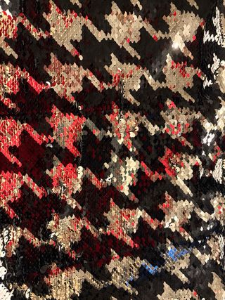 Falda lentejuelas houndstooth