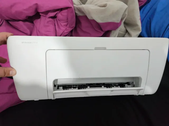 Impresora HP Blanca y Azul